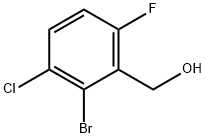 2-Bromo-3-chloro-6-fluorobenzyl alcohol Structure