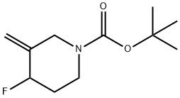 tert-butyl 4-fluoro-3-methylenepiperidine-1-carboxylate Structure