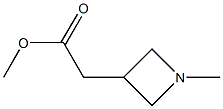 (1-Methyl-azetidin-3-yl)-acetic acid methyl ester Structure