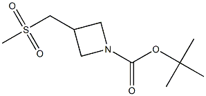 3-Methanesulfonylmethyl-azetidine-1-carboxylic acid tert-butyl ester Structure