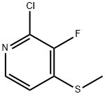 2-Chloro-3-fluoro-4-(methylthio)pyridine Structure