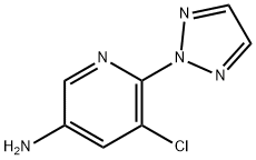 5-chloro-6-(2H-1,2,3-triazol-2-yl)pyridin-3-amine 구조식 이미지