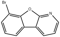 8-bromo-[1]benzofuro[2,3-b]pyridine 구조식 이미지