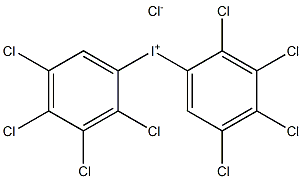 Iodonium, bis(2,3,4,5-tetrachlorophenyl)-, chloride 구조식 이미지