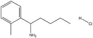 1-(2-METHYLPHENYL)PENTAN-1-AMINE HYDROCHLORIDE Structure