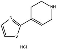 2-(1,2,3,6-tetrahydropyridin-4-yl)thiazole dihydrochloride Structure