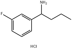 1-(3-FLUOROPHENYL)BUTAN-1-AMINE Structure