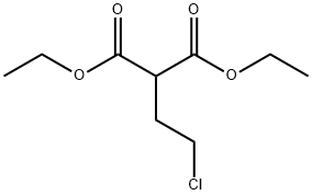 Diethyl 2-(2-chloroethyl)propanedioate 구조식 이미지