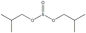 Sulfurous acid, bis(2-methylpropyl) ester Structure