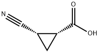 (1R,2S)-2-cyanocyclopropane-1-carboxylicacid 구조식 이미지