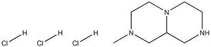 2-Methyloctahydro-1H-pyrazino[1,2-a]pyrazine trihydrochloride Structure