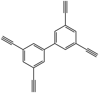 1-(3,5-Diethynylphenyl)-3,5-diethynylbenzene 구조식 이미지