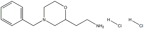 2-(4-Benzylmorpholin-2-yl)ethanamine dihydrochloride Structure