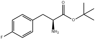 DL-4-fluoro- Phenylalanine 1,1-dimethylethyl ester 구조식 이미지
