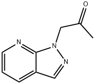 1-(1H-PYRAZOLO[3,4-B]PYRIDIN-1-YL)PROPAN-2-ONE Structure