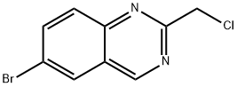 6-Bromo-2-(chloromethyl)quinazoline Structure