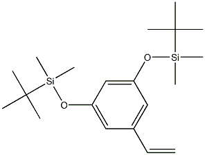 1,3-Bis[[(1,1-dimethylethyl)dimethylsilyl]oxy]-5-ethenylbenzene Structure