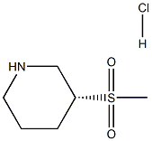 (3R)-3-methanesulfonylpiperidine hydrochloride 구조식 이미지