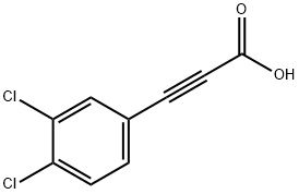 3-(3,4-dichlorophenyl)-2-Propynoic acid 구조식 이미지