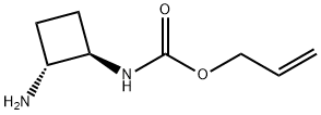 Prop-2-en-1-yl N-[(1R,2R)-2-aminocyclobutyl]carbamate Structure