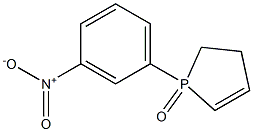 1H-Phosphole, 2,3-dihydro-1-(3-nitrophenyl)-, 1-oxide Structure