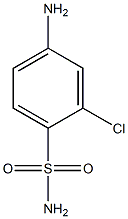 Benzenesulfonamide, 4-amino-2-chloro- Structure
