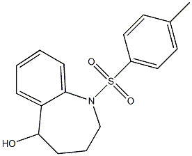 1H-1-Benzazepin-5-ol,2,3,4,5-tetrahydro-1-[(4-methylphenyl)sulfonyl]- Structure