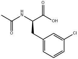 N-acetyl-3-chloro- D-Phenylalanine Structure