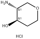 (3R,4R)-3-AMino-4-hydroxy-tetrahydropyran HCl Structure