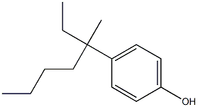 Phenol, 4-(1-ethyl-1-methylpentyl)- Structure