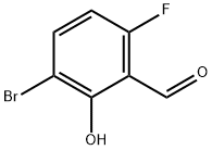 3-Bromo-6-fluoro-2-hydroxy-benzaldehyde Structure