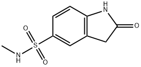 2-oxo-2,3-dihydro-1H-indole-5-sulfonic acid methylamide 구조식 이미지