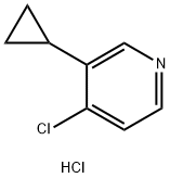 4-Chloro-3-cyclopropylpyridine hydrochloride Structure