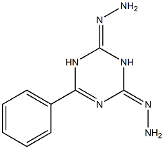 1,3,5-Triazine-2,4(1H,3H)-dione, 6-phenyl-, dihydrazone Structure