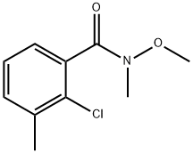 Benzamide, 2-chloro-N-methoxy-N,3-dimethyl- Structure