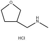 methyl[(oxolan-3-yl)methyl]amine hydrochloride Structure