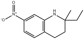 2-Ethyl-2-methyl-7-nitro-1,2,3,4-tetrahydro-quinoline Structure