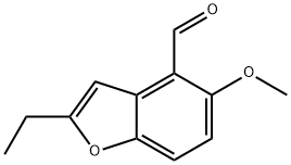 2-ethyl-5-methoxybenzofuran-4-carbaldehyde Structure