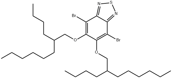 4,7-dibromo-5,6-bis((2-butyloctyl)oxy)benzo[c][1,2,5]thiadiazole 구조식 이미지