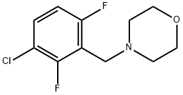 4-[(3-Chloro-2,6-difluorophenyl)methyl]morpholine 구조식 이미지