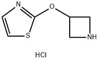 2-(azetidin-3-yloxy)thiazole hydrochloride Structure