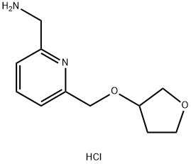 2044796-66-7 (S)-(6-(((tetrahydrofuran-3-yl)oxy)methyl)pyridin-2-yl)methanamine dihydrochloride