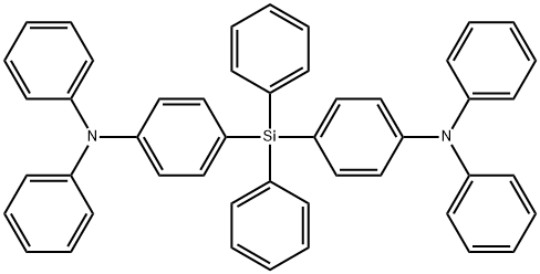 4,4'-(Diphenylsilanediyl)bis(N,N-diphenylaniline) 구조식 이미지