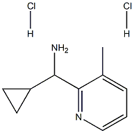 1-CYCLOPROPYL-1-(3-METHYL-2-PYRIDINYL)METHANAMINE DIHYDROCHLORIDE Structure