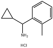 CYCLOPROPYL(2-METHYLPHENYL)METHANAMINE HYDROCHLORIDE Structure