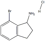 (7-BROMOINDAN-1-YL)AMINE HYDROCHLORIDE Structure