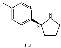 2-((2S)PYRROLIDIN-2-YL)-5-FLUOROPYRIDINE DIHYDROCHLORIDE Structure