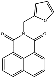 2-(furan-2-ylmethyl)-1H-benzo[de]isoquinoline-1,3(2H)-dione Structure