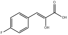 (2Z)-3-(4-fluorophenyl)-2-hydroxyprop-2-enoic acid 구조식 이미지