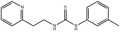 3-(3-methylphenyl)-1-(2-pyridin-2-ylethyl)thiourea Structure